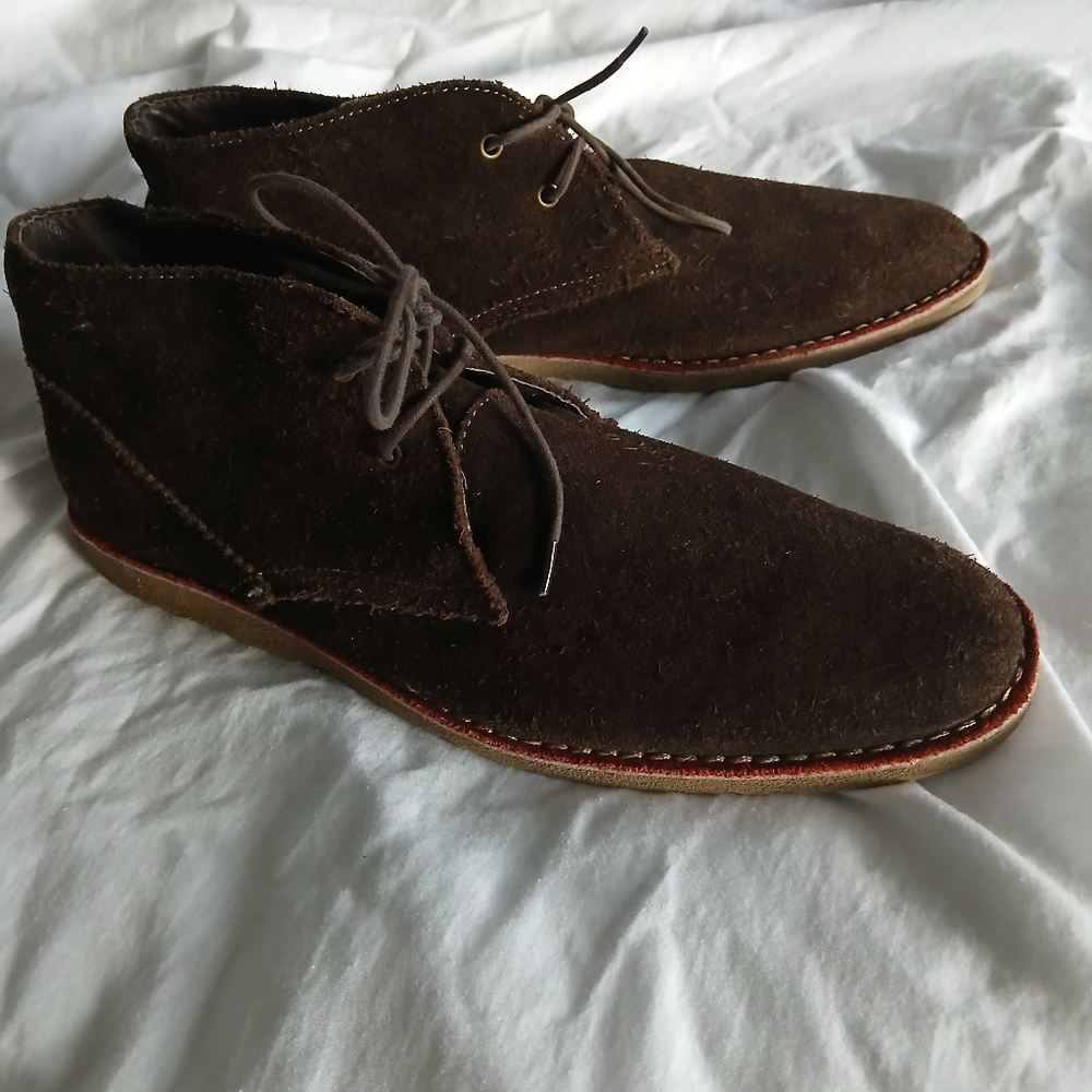 Penguin Birdie Lite Men's Brown Suede Chukka Boots